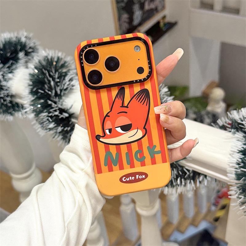

Judini K Magnetic Case with Contrasting Stripes for iPhone 17/16 Pro Max/15/14 16 Pro Max