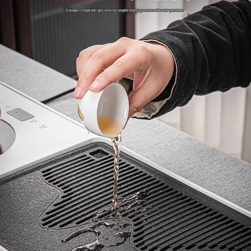 Integrated Automatic Tea Set with Kettle & Tray