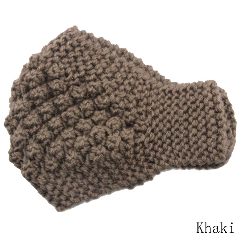 Gift Turban Hair Accessories Knitted Wool Girl Headband Headwear Elastic Crochet Hairband