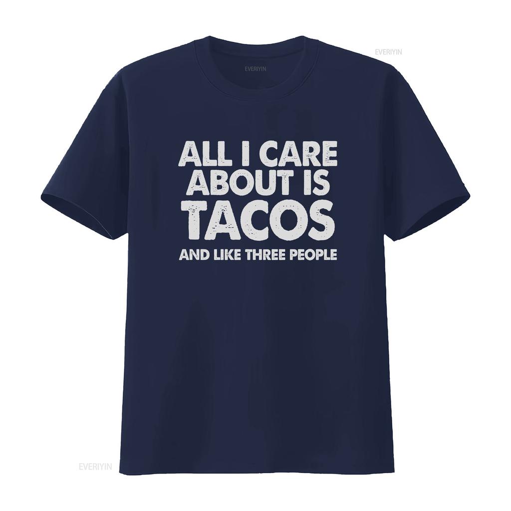 Taco Lover T Shirt Funny Foodie Tacos Forever Life Party Mexican Food vintage Washed Soft homme Comfortable fashion