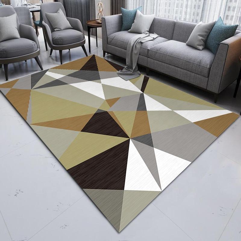 Simple Luxury Style Large Area Carpet Living Room Sofa Bedroom Rug Bedside Blanket Anti Slip Dirt Resistant Blanket Fashionable
