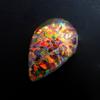 CERTIFIED Natural Boulder Opal 6.60 Carat Pear Cut Multi Color Loose Gemstone P-4254-R