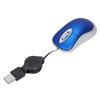 Tiny 1200 DPI Wired Mouse 3 Ways Wheel Retractable Cable USB Mouse Mini Size Compact Design Optical Mouse Computer Laptop