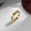 Modering für Paare aus Edelstahl in Roségold, Titanstahl Paar Zirkonring, Luxusschmuck für Damen und Herren, Hochzeitsgeschenke