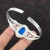 Smithsonite Cuff Bracelet 925 Sterling Silver Bangle Handmade Jewelry Adjustable Bangle Gemstone Cuff Bracelet Smithsonite Jewelry For Gifts