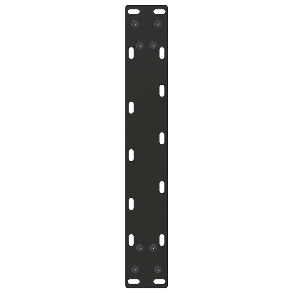 Vidaxl Coffee Table Legs, 2 Pcs, Black, 40X(30-31) Cm, Steel