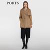 PORTS Women's Long-Sleeve Short Trench Coat