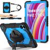For Xiaomi Redmi Pad Pro 5G/Pad Pro/Poco Pad 4G Case Kickstand Silicone+PC Tablet Cover with Shoulder Strap