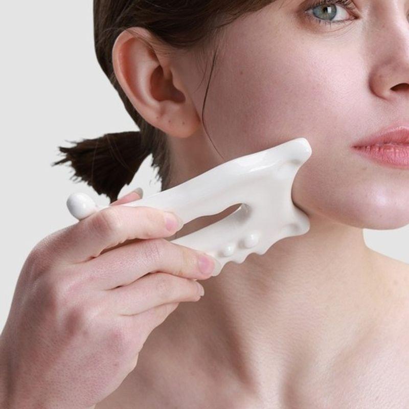Perlenpflege S-Line Keramik Gua Sha Massagegerät