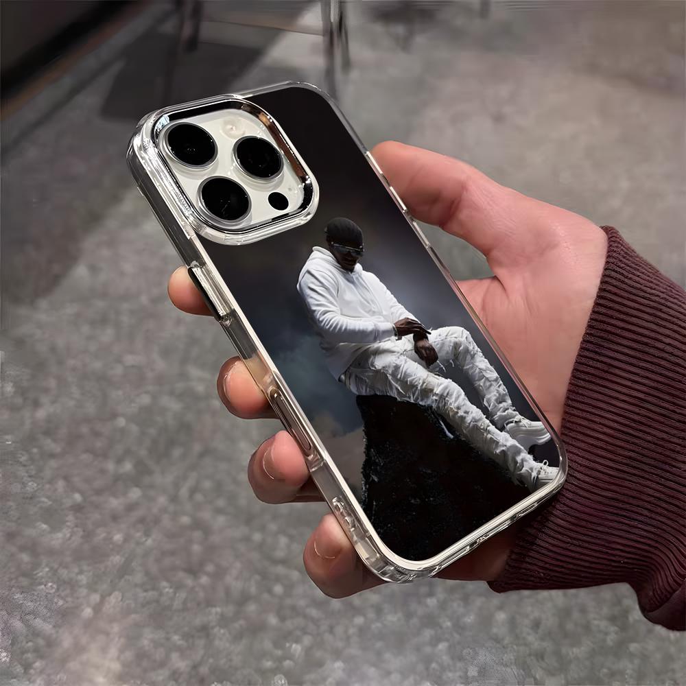 Rapper W-Werenoi Handyhülle Für IPhone 17 Air 16 E 15 14 13 12 11 Plus Pro Max Galvanisiert Transparent Weiche Hülle