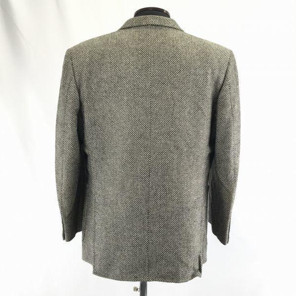 90s-00s LANVIN Cashmere Blend 2 Button Tailored Jacket Blazer R46-44 Men M Black(USED)