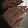 Japanese and Korean Fashionable and Personalized Index Finger Ring, Niche and Versatile, Sweet Pin Rings for Women