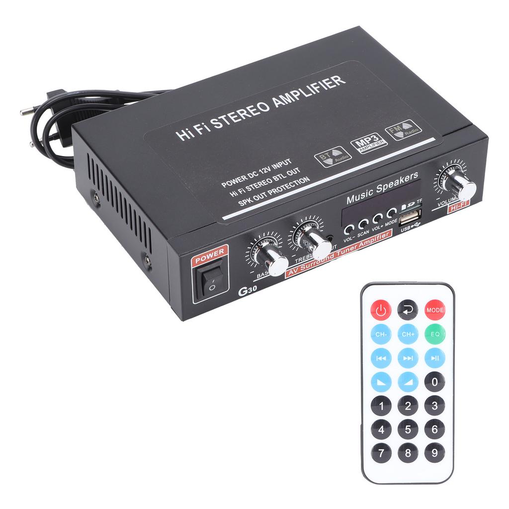 Power Amplifier Mini Bluetooth Intelligent Digital with Remote Control