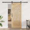 Sliding Door vidaXL 'ORKDAL' Hardware Kit Solid Pine Wood 3333814