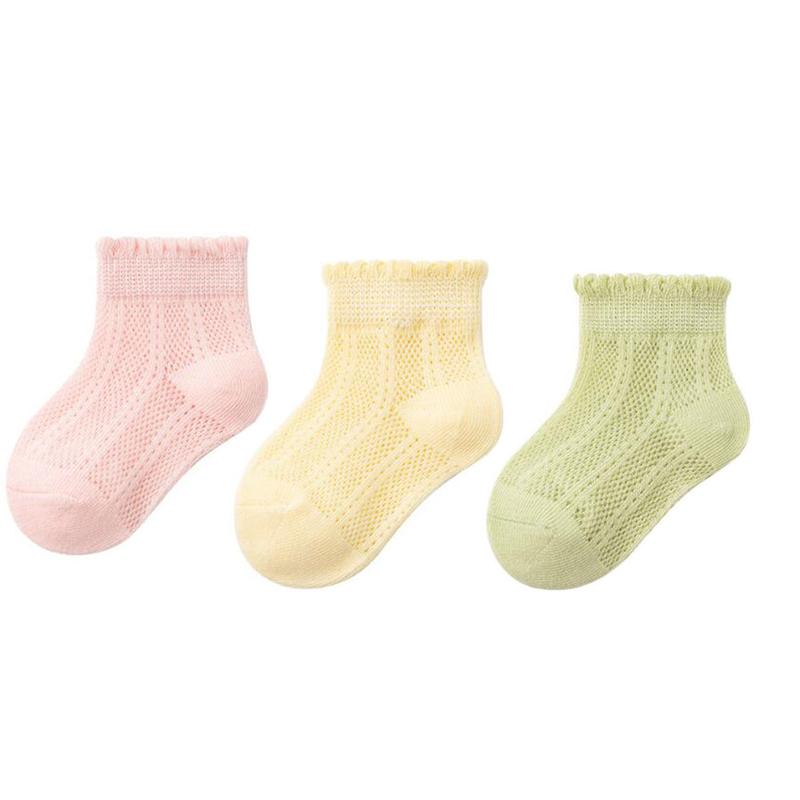 3Pair/lot New Summer Thin Boys and Girls Baby Socks