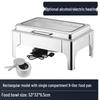 Stainless Steel Electric Buffet Warmer with Visible Hydraulic Heating for Hotel Restaurants