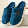 New cotton slippers men's autumn and winter bags and home indoor household thick bottom warm home non-slip fluffy slippers women