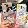 For  Galaxy J4 2018 Case SM-J400F Fashion Painted Cover Soft Silicone Phone Case For Samsung Galaxy J4 2018 Fundas Capa Bags