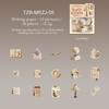 Plush House Series Kawaii Plush Cat Life Landscape Sticker Creative DIY Journal Material Collage Stationery