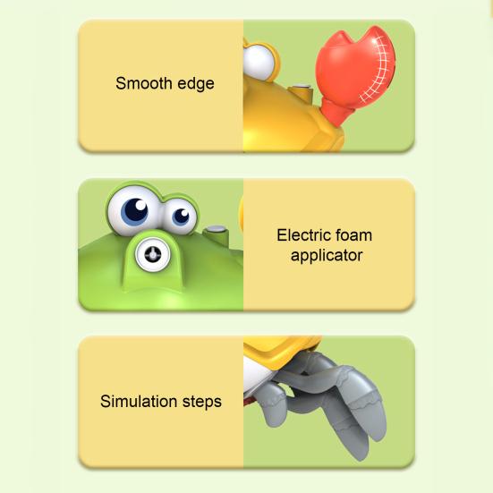 Walking Crab Bubble Machine Automatic Bubble Blower with LED Lights & Music