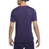 Nike Colorblock Outdoor Casual Sport Rundhals Kurzarm Vintage Fußballtrikot Herren Tops Dunkelviolett FJ2919-555