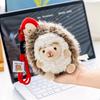 Stuffed Doll Little Hedgehog Keychain Mini Hedgehog Cute Hedgehog Plush Keyring  Woman