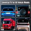 Solar Powered Car Warning Light Vibration Sensor Light Sensor LED Warning Light Flash Sticker 3D Dynamic Vehicle Safety Light