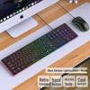 Silent Wired Chocolate Punk Keyboard - USB for Home, Office, Gaming, and Typing