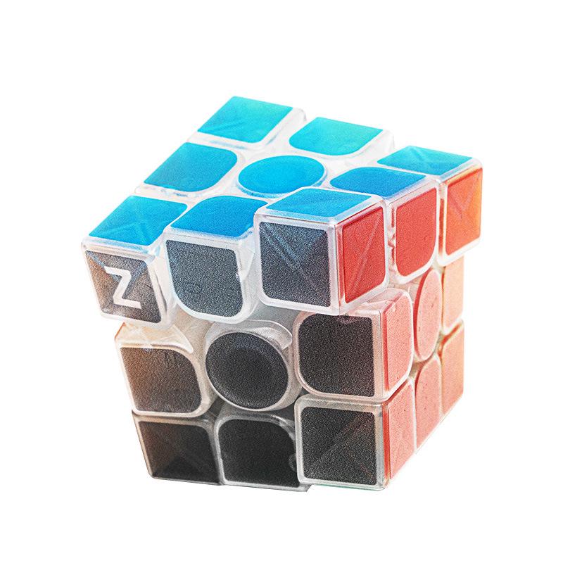 

Zcube Прозрачный Пирамидальный Магический Кубик Развивающая Игрушка, от Второго до Пятого Порядка, Без Наклеек с УФ-печатью.