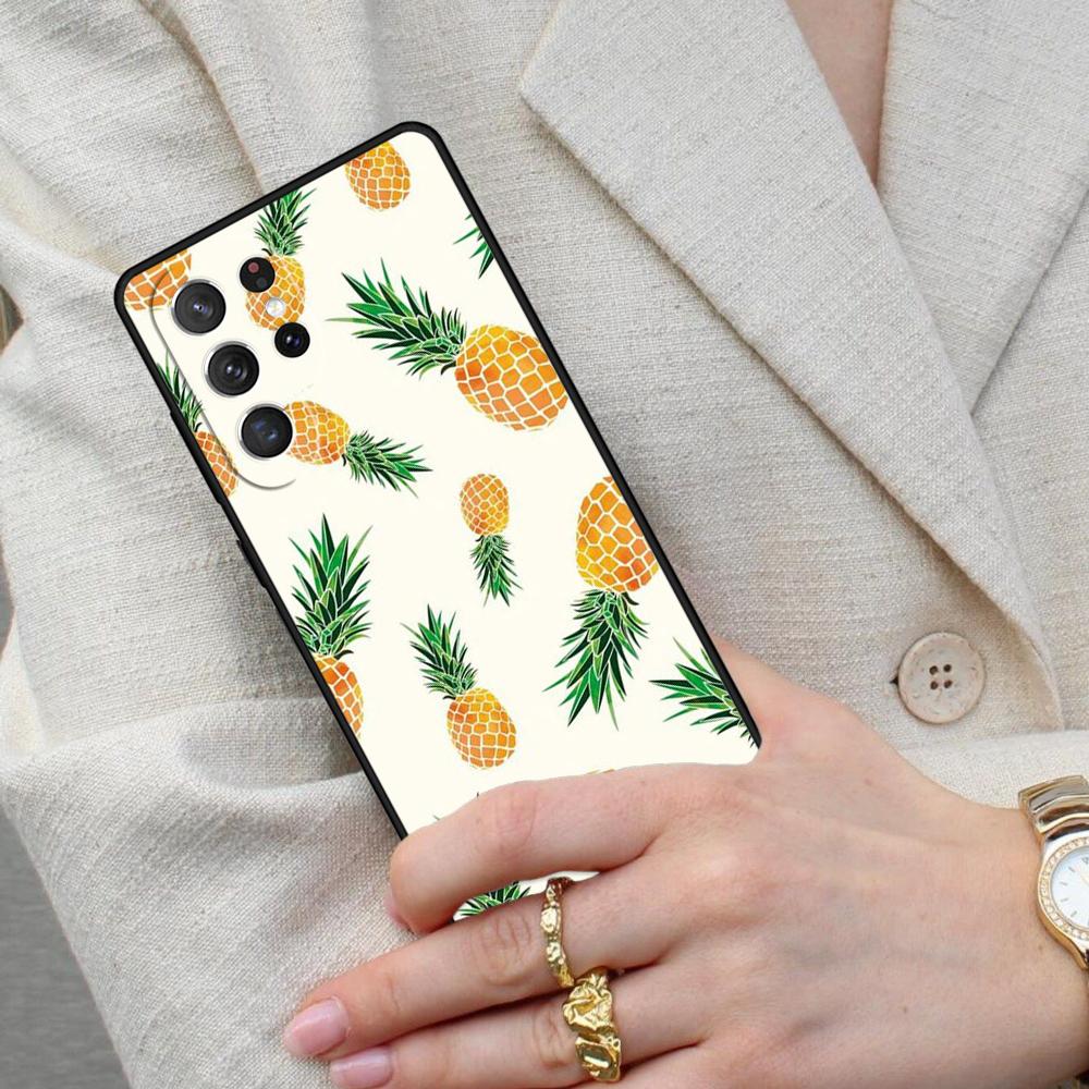 Summer pineapple Cell Phone Case for Samsung Galaxy S26 Ultra S25 S24 S23 S22 S21 S20 Note10 Cover