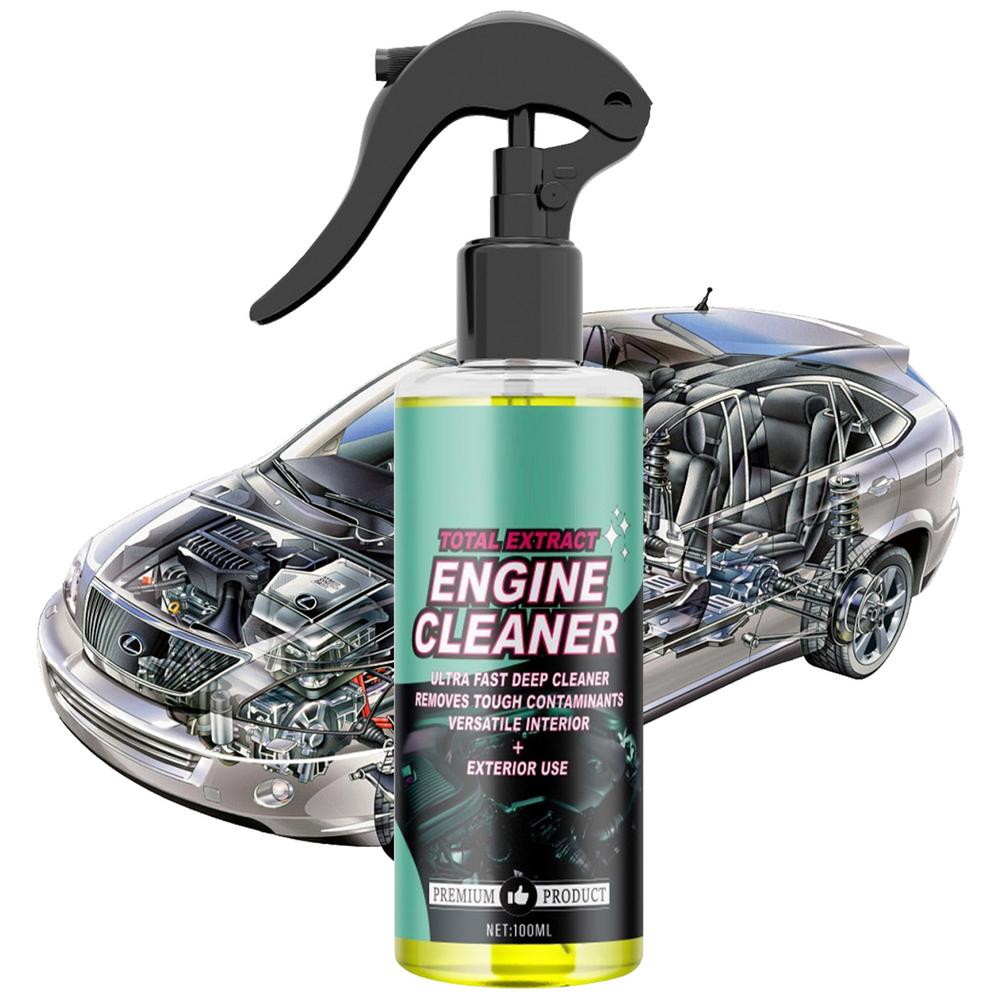 Engine Degreaser And Cleaner Multifunction Engine Cleaning Agent 100ml Shine Protector Warehouse Compartment Detailer