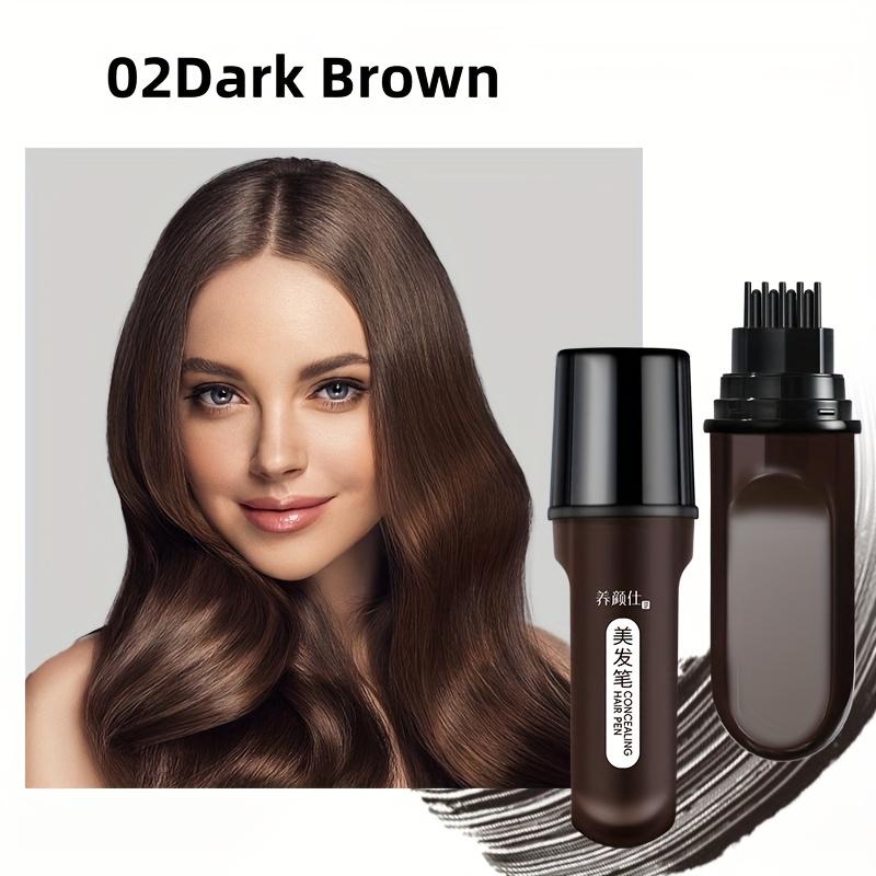 Quick Root Touch Up Stick Temporary Cover Gray Hair Instant Color Hair Sticks for Fast Root Coverage On The Go