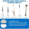 1940 1806 for Bissell Steam Mop Pads Replacement Compatible with Bissell Powerfresh Steam Mop 1544 1440 2075A 2685A Series, Models 19402 19404
