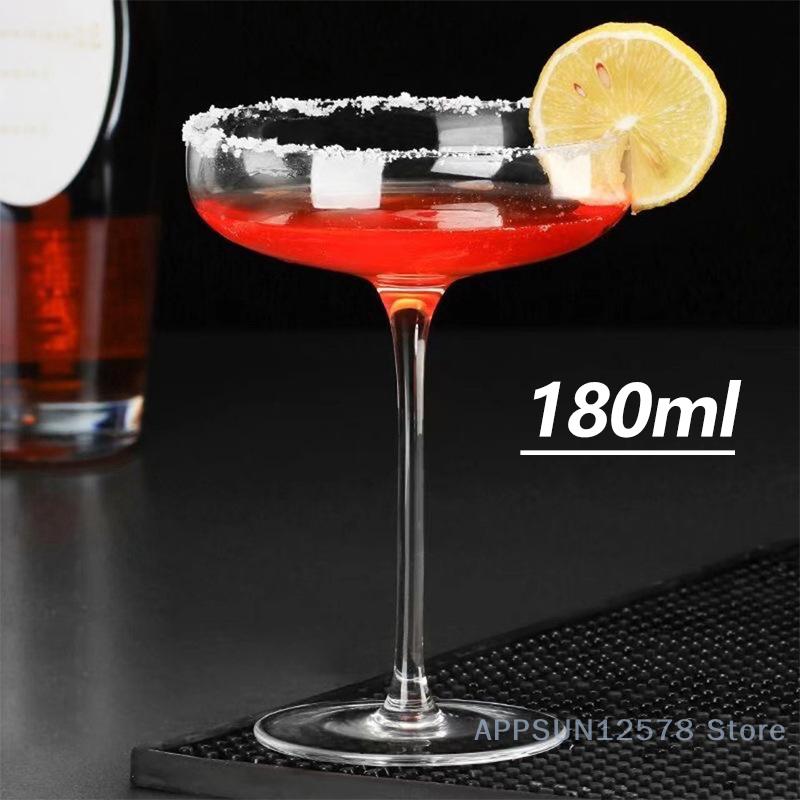1PCS 180ml Plastic Bartender Cocktail Glasses Home Use Wedding Party Tableware Disposable Plastic Champagne Flutes Wine Glasses