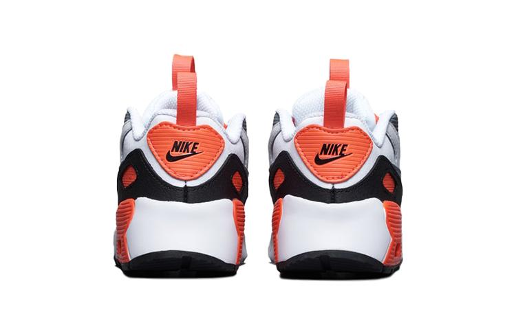 Nike Air Max 90 Toggle Mid top Dětské boty Šedá Bílá Oranžová Kojenci a Batolata CV0065-100