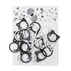 24Pcs Cats Shaped Stitching Markers Metal Cotchet Locking Stitching Markers Rings for Knitting Crocheting Craft Project