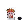 Merchandise Cute Brooch Journey to the West Cartoon Character Monkey King Tang Seng Pigsy Sand Seng Zinc Dripping Oil