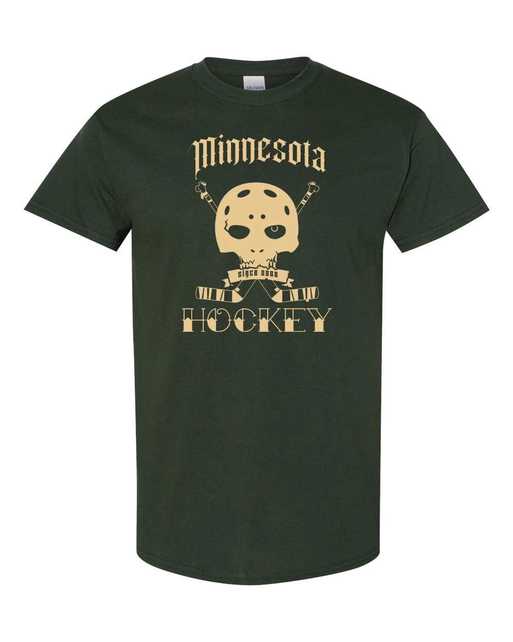 

MINNESOTA HOCKEY Tattoo Style Unisex T-Shirt S-XL FREE S&H! 2XL