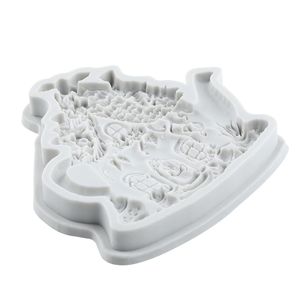 Fairy Garden Silicone Molds Teapot House Fondant Mold Cake Decorating Tools Cupcake Topper Candy Chocolate Gumpaste Mold