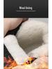 Men's Plus Size Wool-Lined Winter Martin Boots - Non-Slip and Warm.