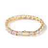 High Quality Sparkling AAA Cubic Zirconia Tennis Chain Bracelet Luxury Women Jewelry Bangle for Women Wedding Party Gift