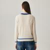 Zhaojun Women's Round Neck 100% Cashmere Speckle Sweater