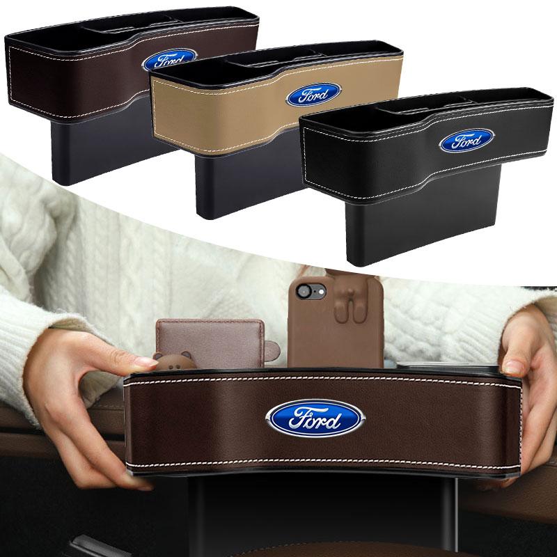 New Fashion Car Seat Gap Organizer Multifunction Console Crevice Storage Box For Ford Mk2 Mk3 Mk4 Mk5 Mk7 Fiesta FOCUS 2 3 4 5