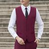 Einfarbige lässige Anzugweste Herren Koreanischer Stil Slim Fit Business-Weste Trendige schöne britische Gentleman-Weste Herbst