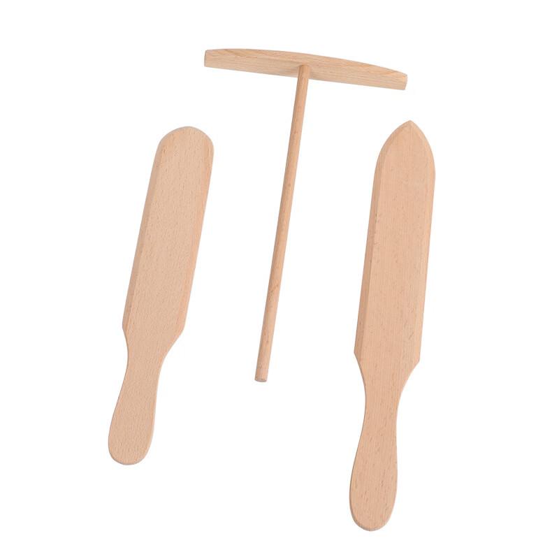 Ru Han Beechwood Egg Pancake Scraper & Kitchen Tool Set