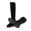 BARBARA Leather Suede Stretch 3cm Long Boots Bbi839bk