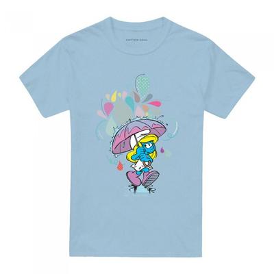 The Smurfs Unisex Adult Magical Umbrella T-Shirt