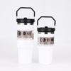 20oz 30oz Stainless Steel Vacuum Insulated Travel Mug With Handle Straw Car Office Home Use