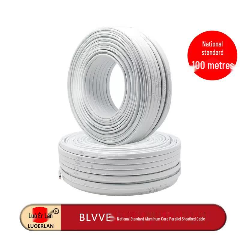 BLVVB Flat Aluminum Core Electrical Cable, 300/500V