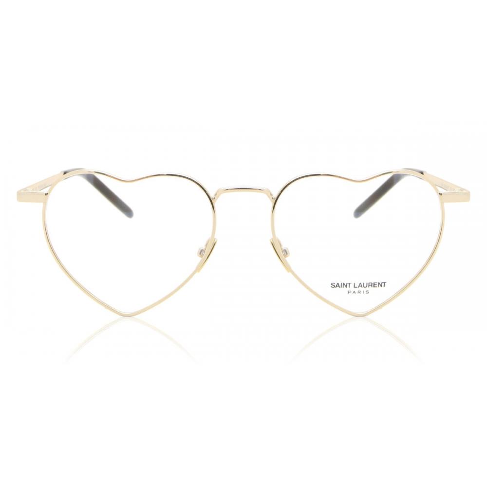 

Saint Laurent Sl 301 Loulou Opt 003 Women Eyeglasses Gold/52